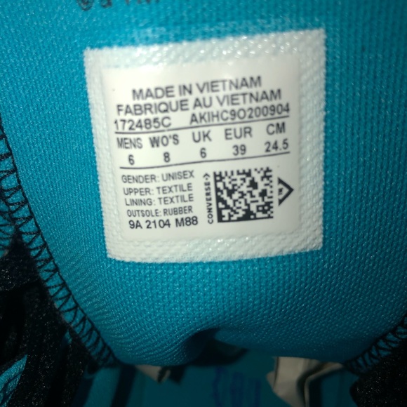 Converse All Stars Chuck Taylors High Top Space Jam 172485C Mens 6 Womens 8 - Picture 6 of 12